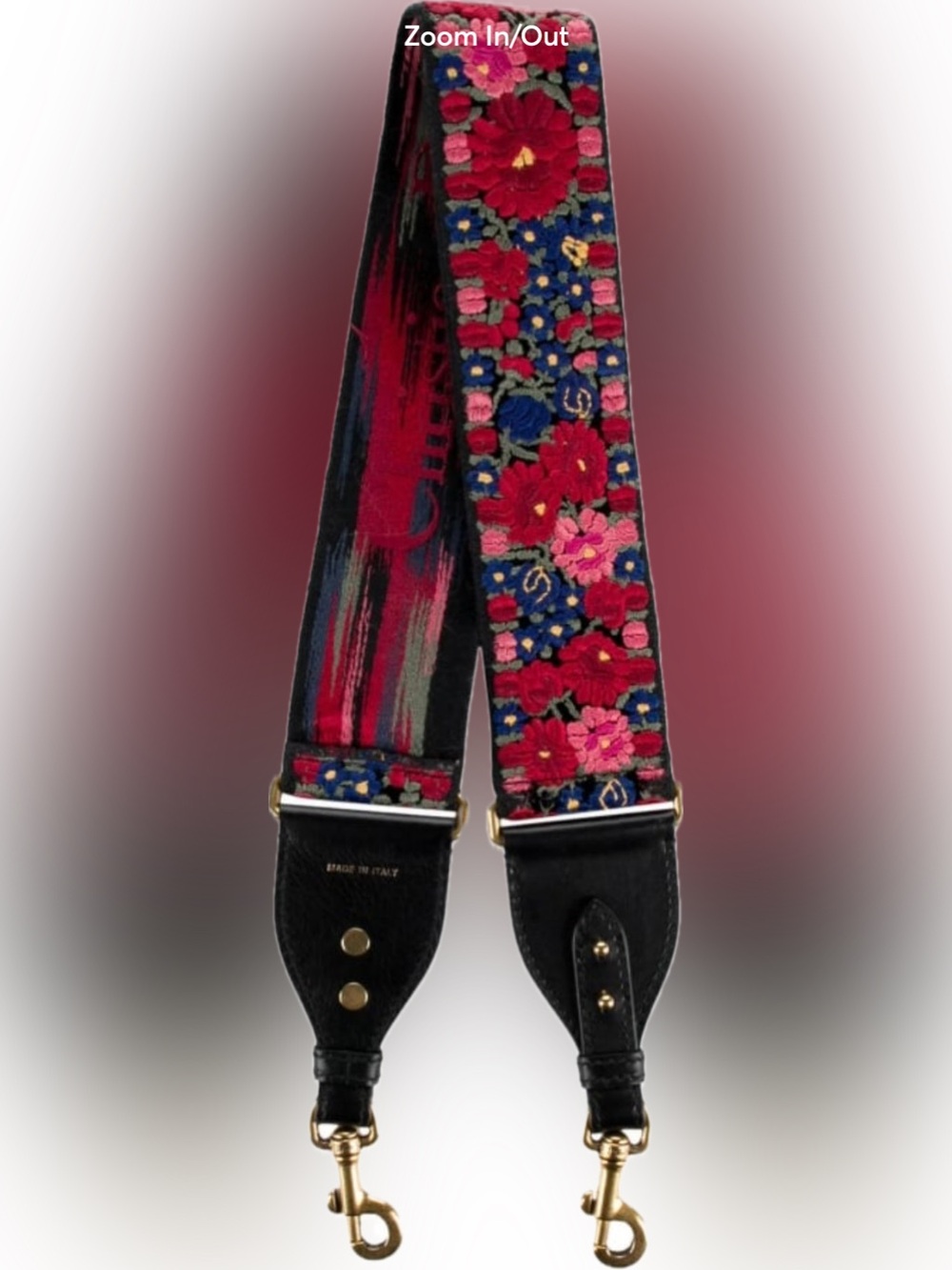 Rare Floral Dior Guitar Strap